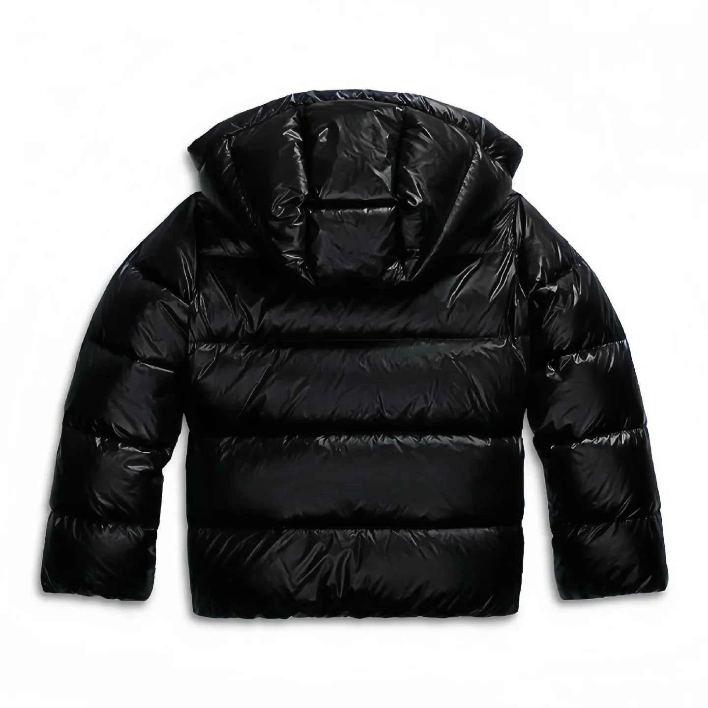 Elowen Glossy Hooded Quilted Puffer Jacket