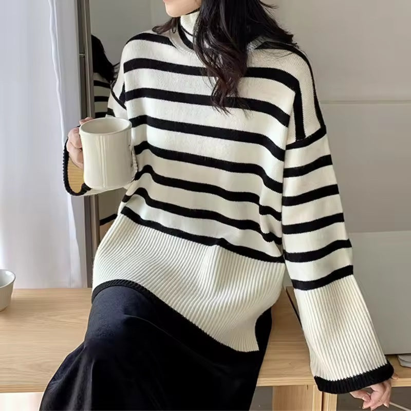 Émilienne Paris Stripe Knit Sweater