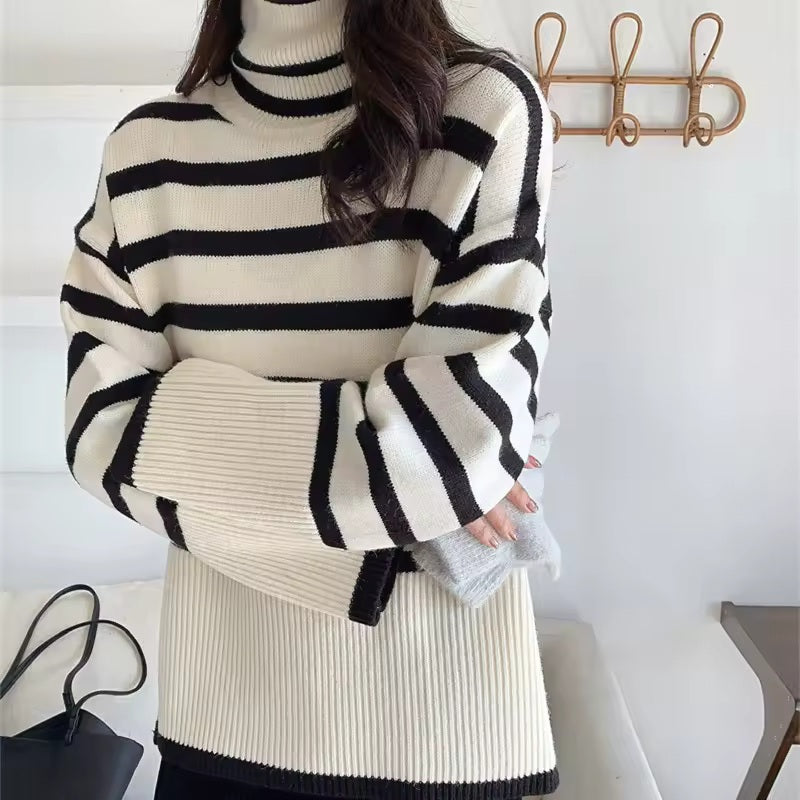 Émilienne Paris Stripe Knit Sweater