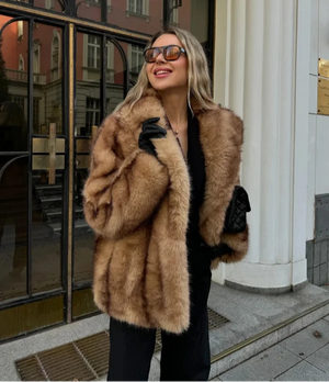 Aurelia Luxe Faux Fur Coat
