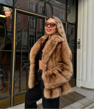 Aurelia Luxe Faux Fur Coat