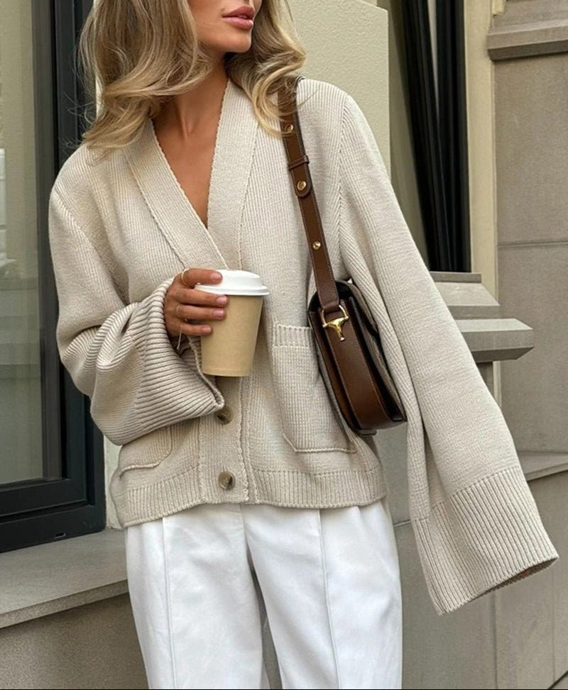 Francesca Vintage Loose Fit Cardigan 0