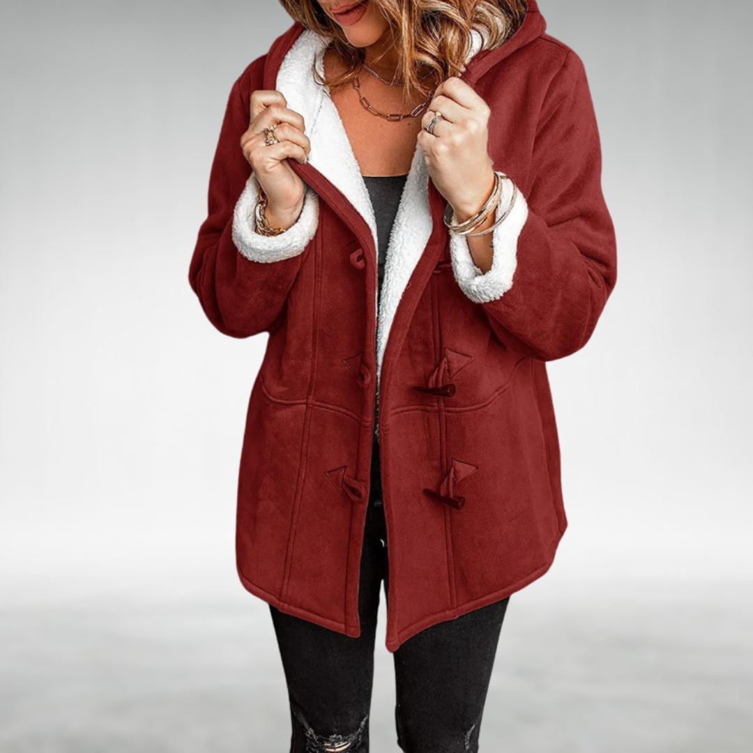Freja Shearling-Lined Toggle Duffle Coat