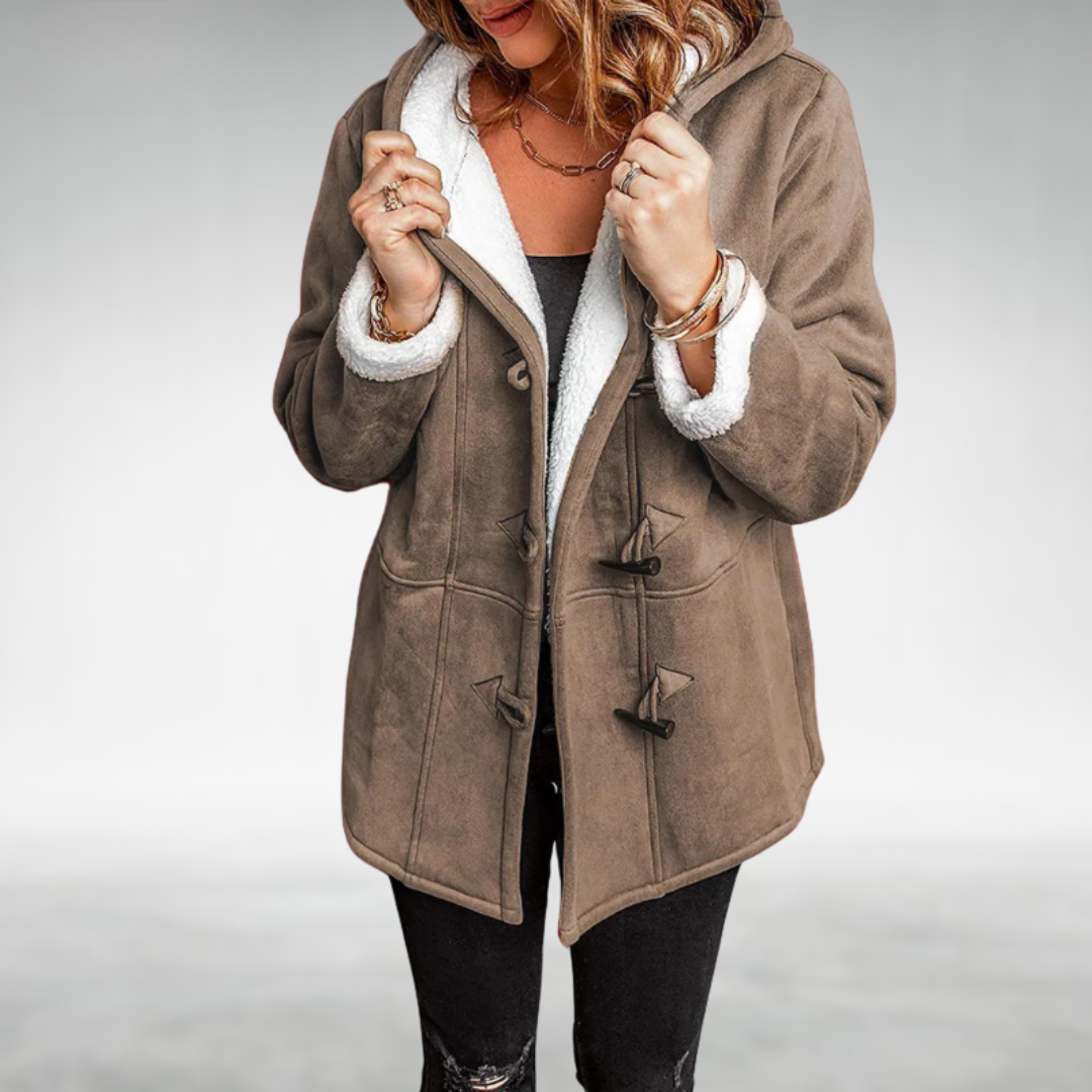 Freja Shearling-Lined Toggle Duffle Coat