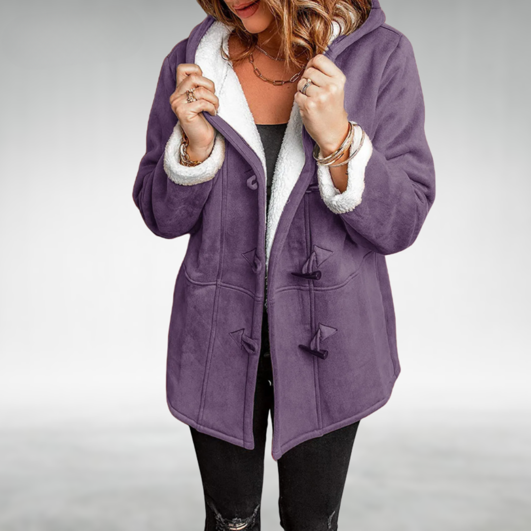 Freja Shearling-Lined Toggle Duffle Coat