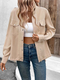 Freja Utility Drawstring Cargo Jacket