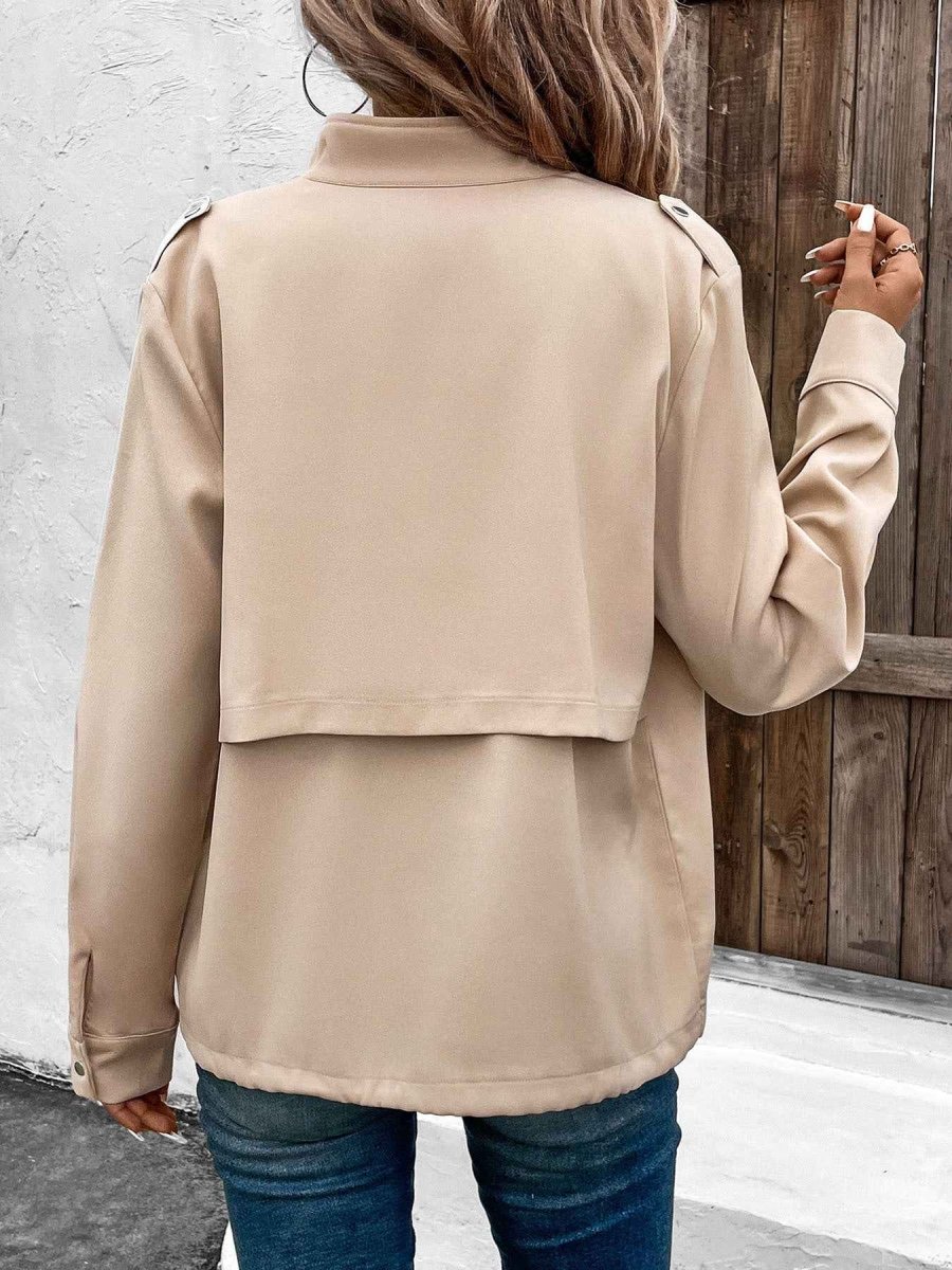 Freja Utility Drawstring Cargo Jacket