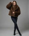 Elina Plush Faux Fur Coat