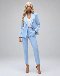 Genevieve Tailored Double-Breasted Pantsuit Set