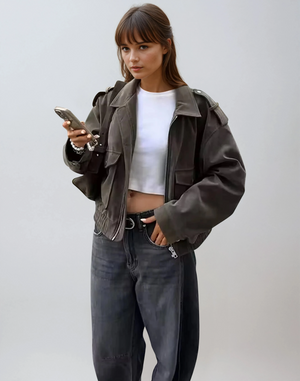 Mara Suede Street Jacket