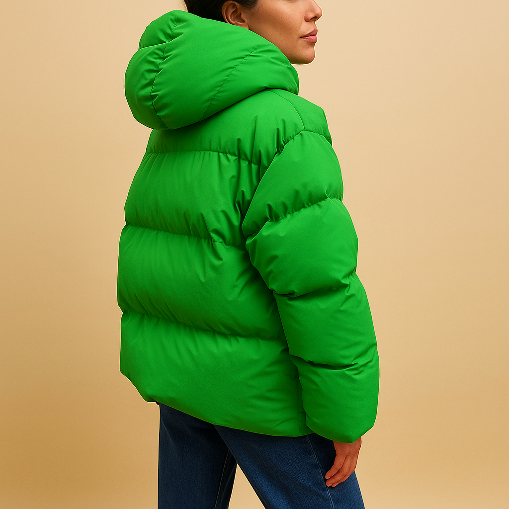 Isabella Oversized Hooded Quilted Puffer Jacket