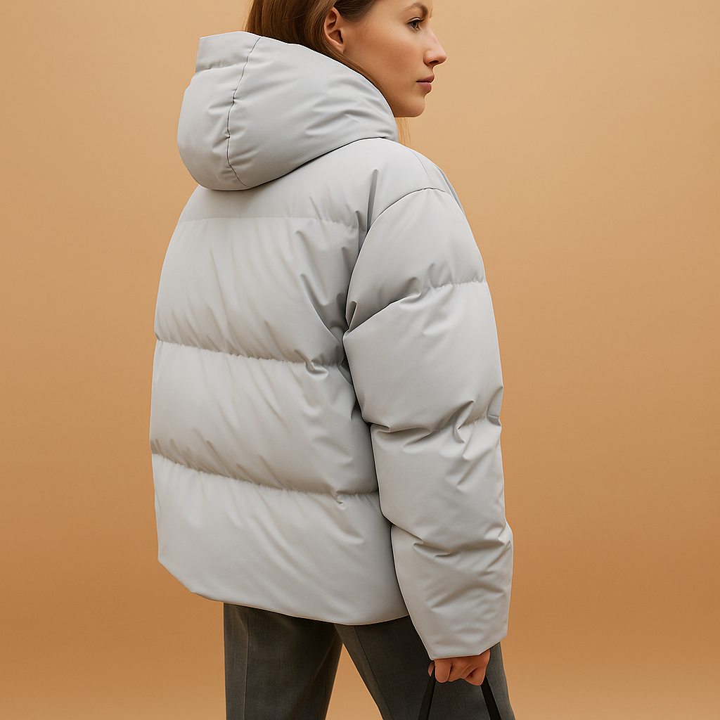 Isabella Oversized Hooded Quilted Puffer Jacket