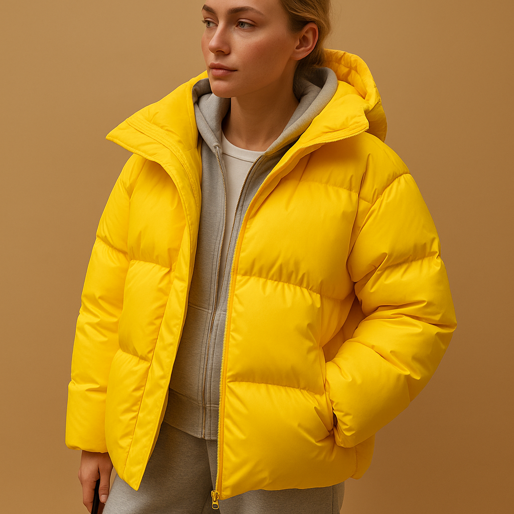 Isabella Oversized Hooded Quilted Puffer Jacket