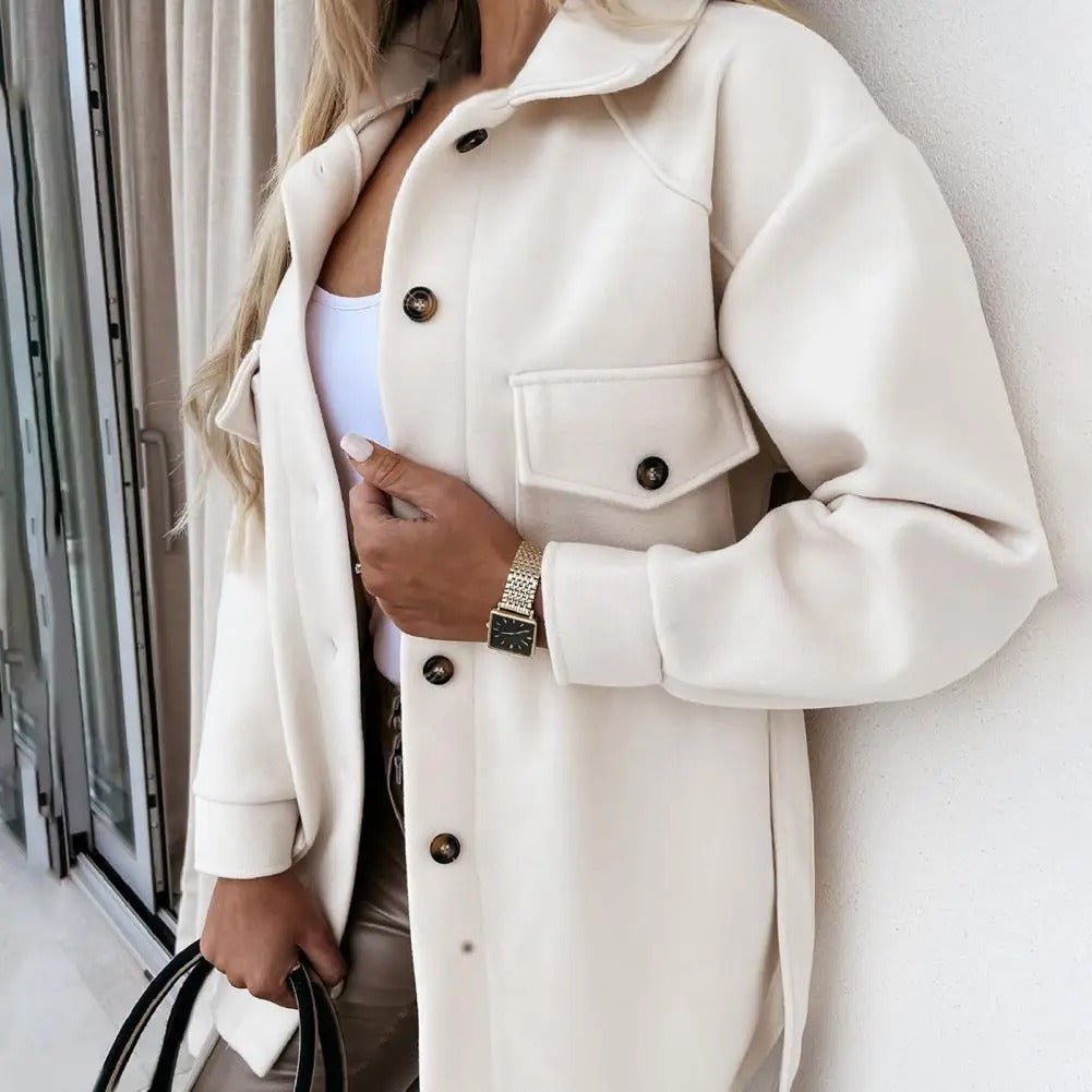 Isadora Button-Down Fleece Jacket