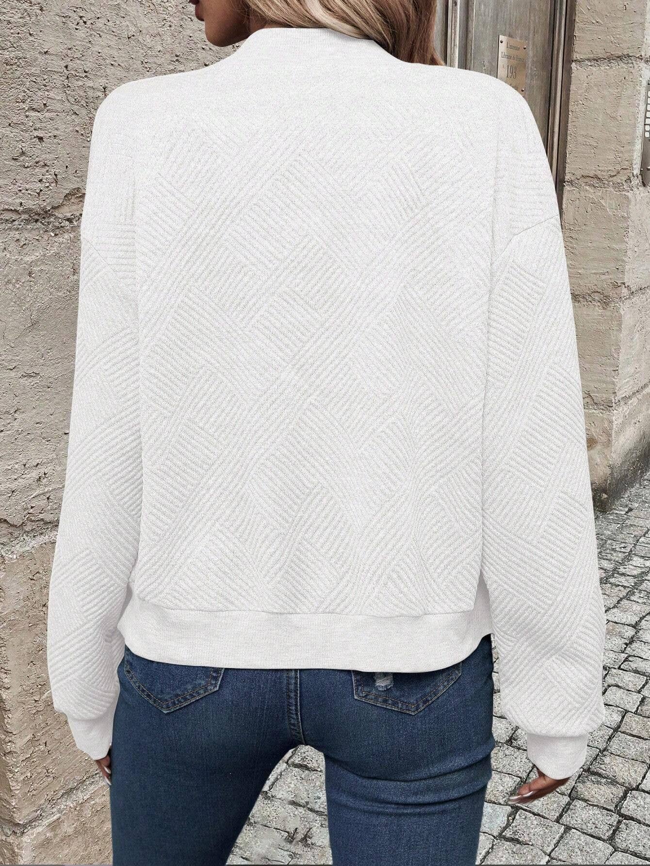 Isolde Diamond-Quilted Zip-Up Bomber Jacket