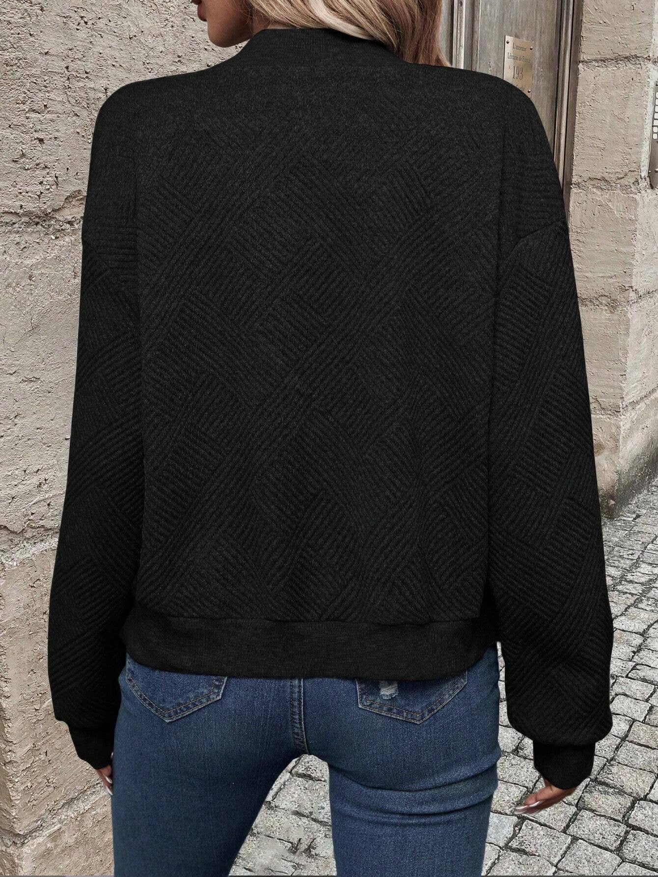 Isolde Diamond-Quilted Zip-Up Bomber Jacket