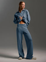 Knit Trouser and Jumper Set in Lotus Style 4