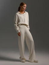 Knit Trouser and Jumper Set in Lotus Style 5
