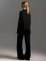 Knit Trouser and Jumper Set in Lotus Style 7