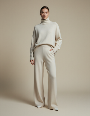 Aria Soft Turtleneck Knit Set