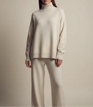 Aria Soft Turtleneck Knit Set