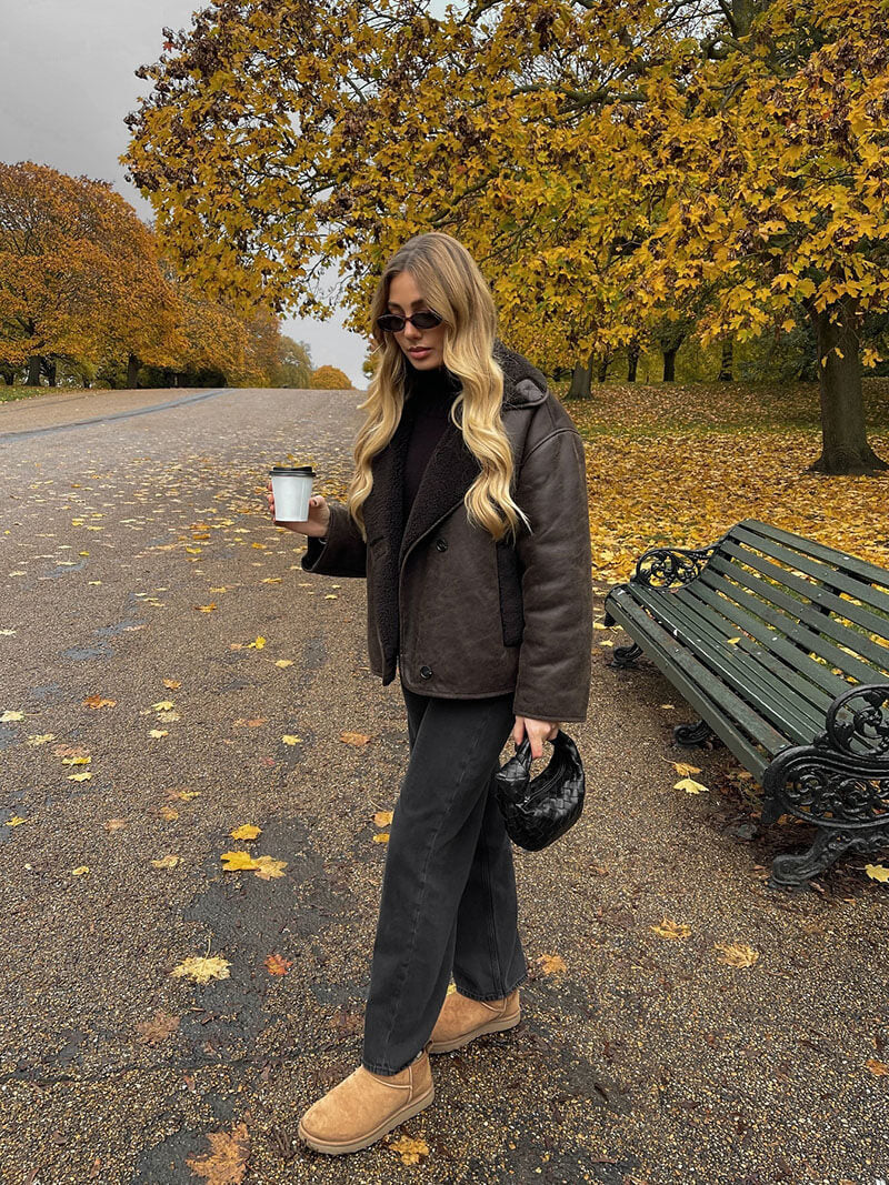 Laila Faux Leather Jacket 4