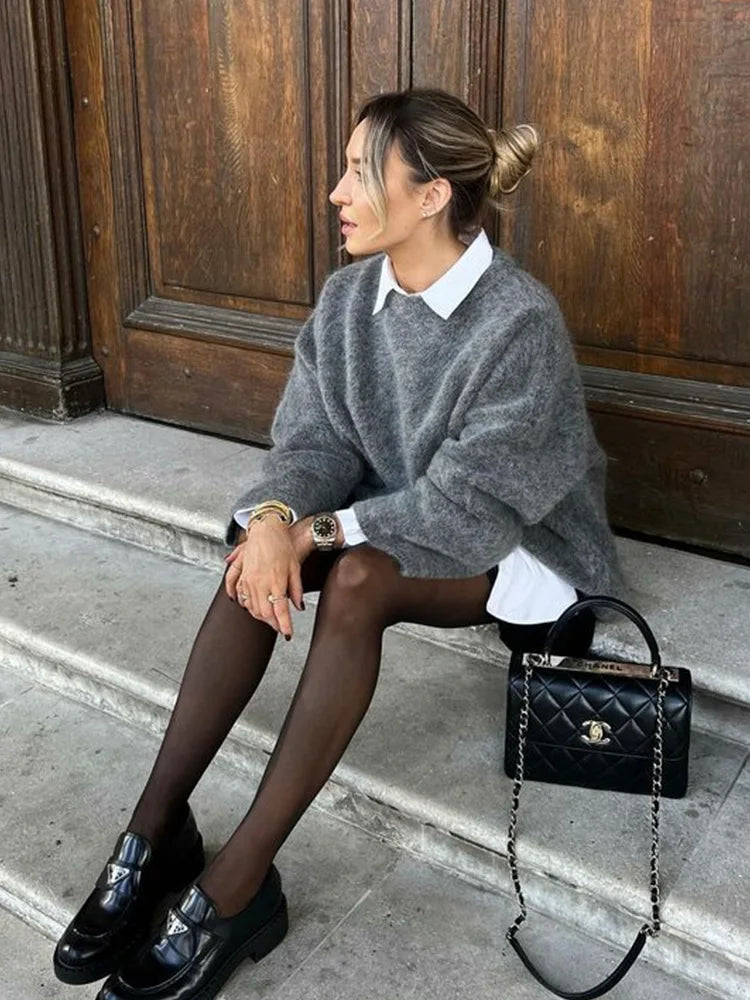 Leia Oversized Cozy Knit Sweater