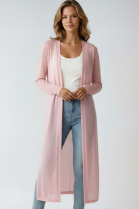 Lyra Lightweight Longline Open-Front Cardigan