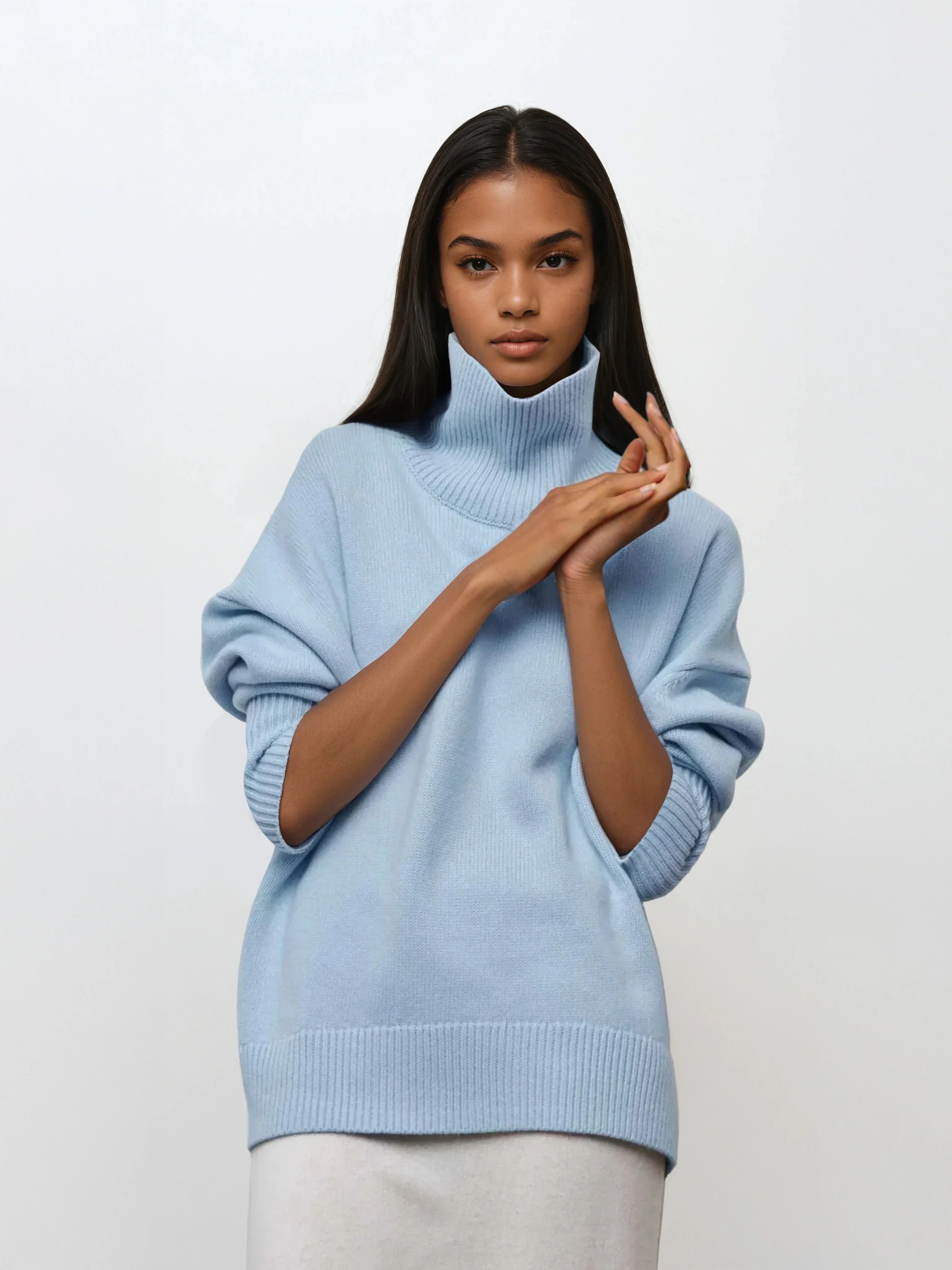 Madison Soft Turtleneck Oversized Sweater