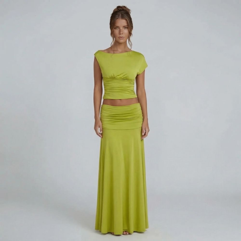 Madison Two Piece Maxi Skirt Set