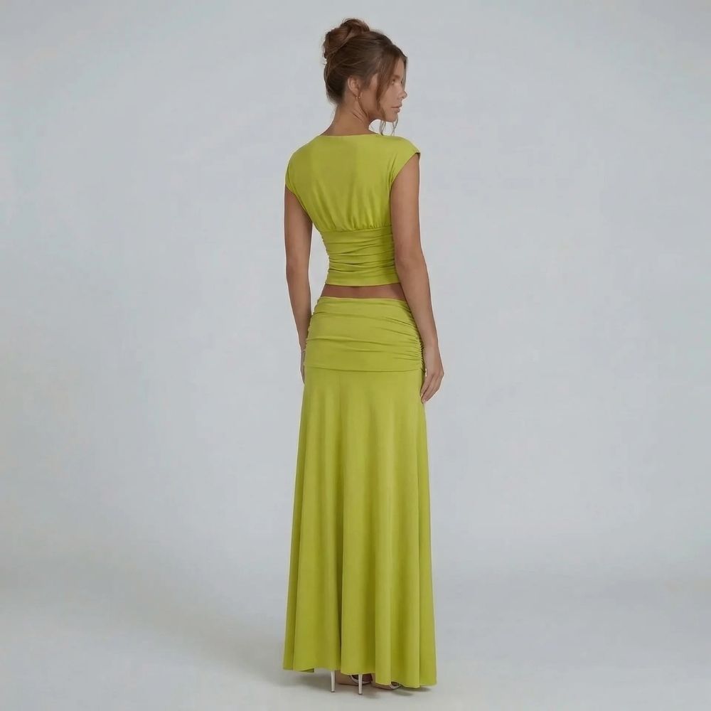 Madison Two Piece Maxi Skirt Set