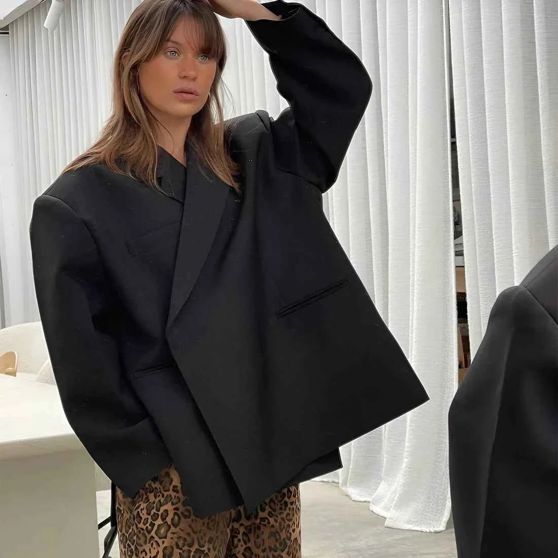Maeve Structured Oversized Tailored Blazer