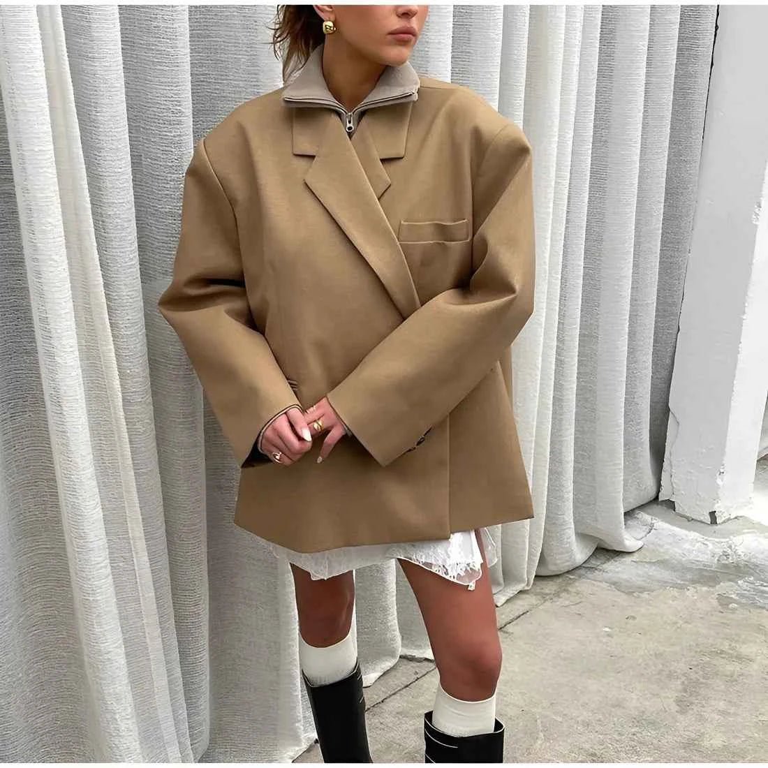 Maeve Structured Oversized Tailored Blazer