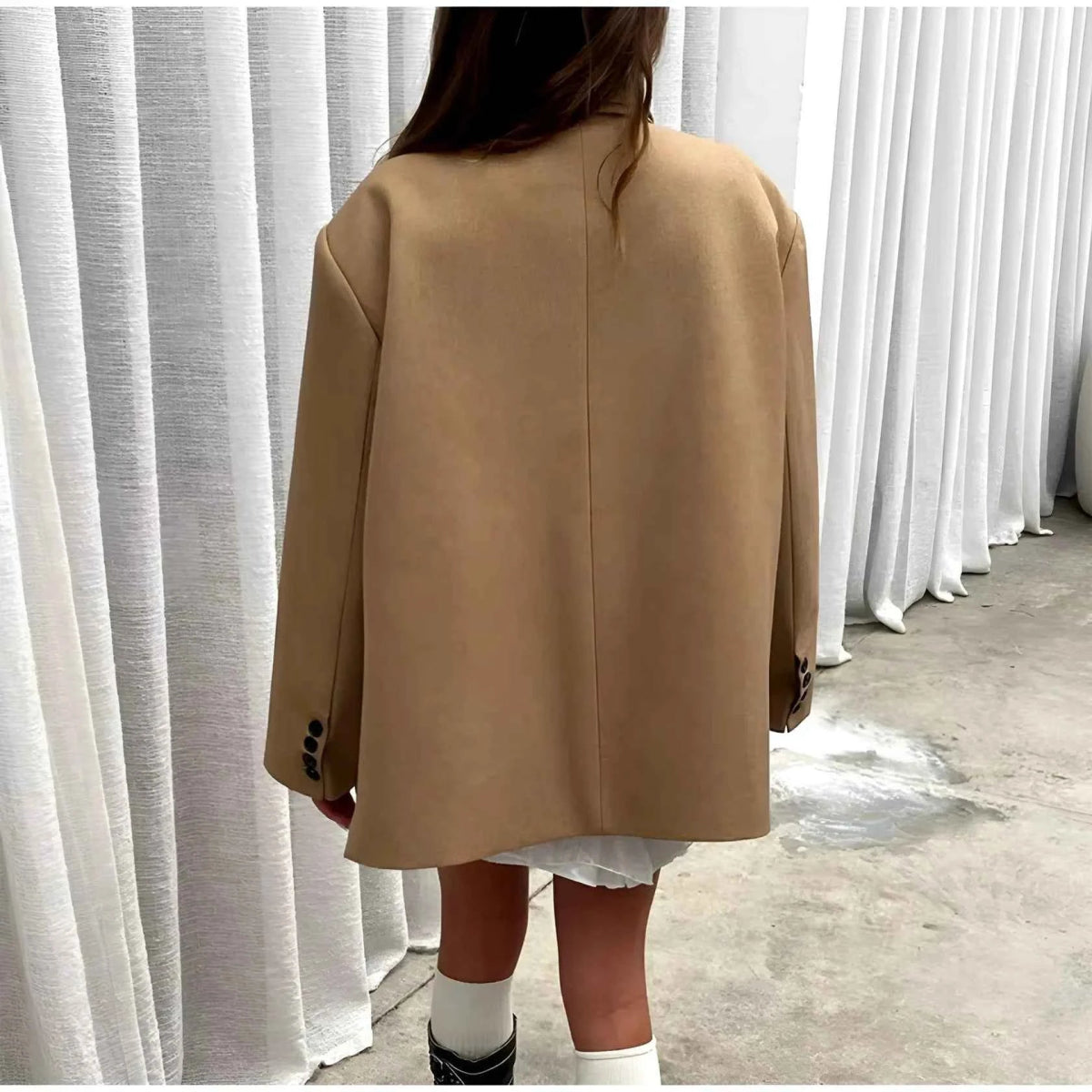 Maeve Structured Oversized Tailored Blazer