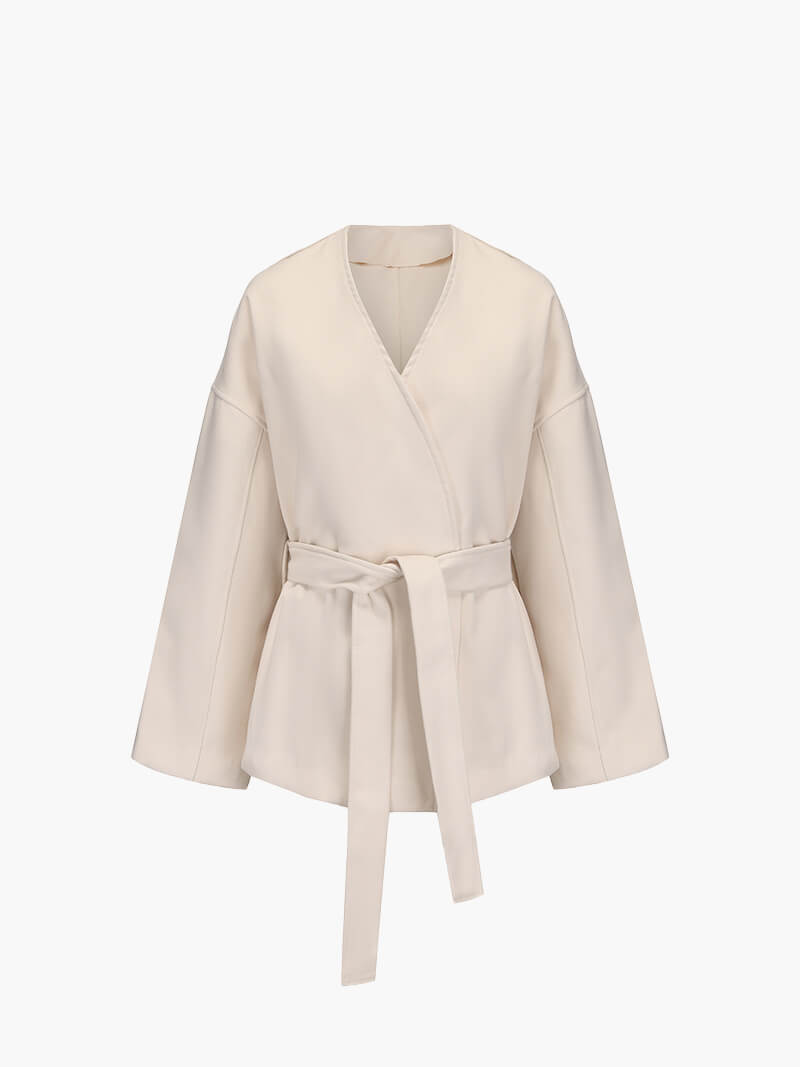 Marielle Elegant Tie Waist Coat