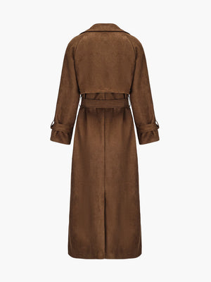 Molly faux suede Trenchcoat 2