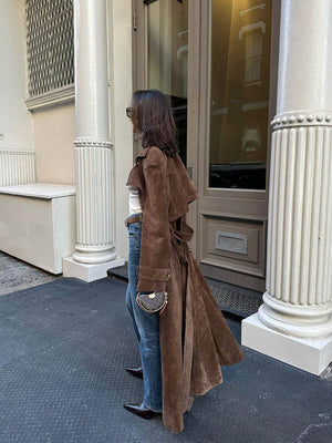 Molly faux suede Trenchcoat 3