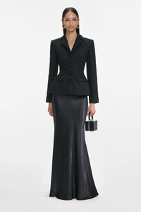 Monroe Tweed Jacket & Satin Autumn Skirt Set