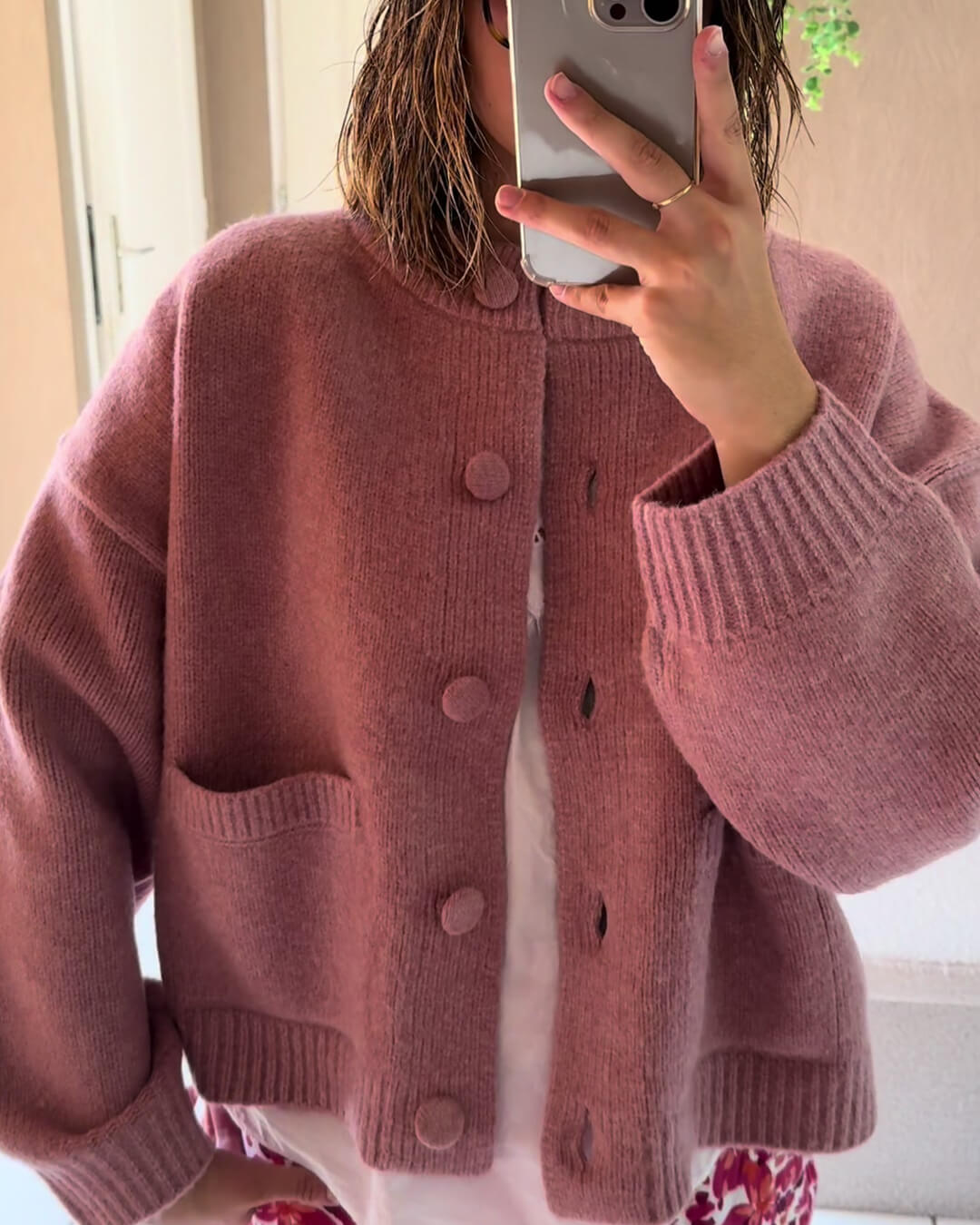 Nessa Thick Knitted Cardigan 5