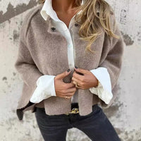 Nova Soft Open-Front Mid-Season Short Coat