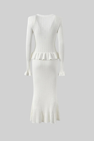 Celeste Knit Skirt & Cardigan Set