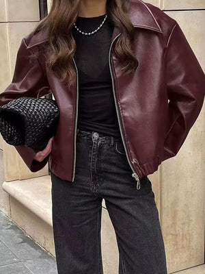 Romy leather Jacket 3