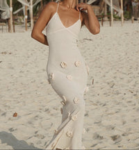 Rosabelle Floral Crochet Maxi Dress