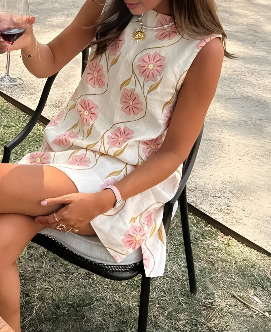 Rosalie Romantic Floral Summer Mini Dress