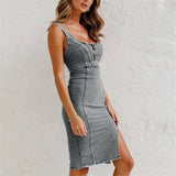 Roxy Denim Midi Dress 3