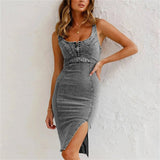 Roxy Denim Midi Dress 5