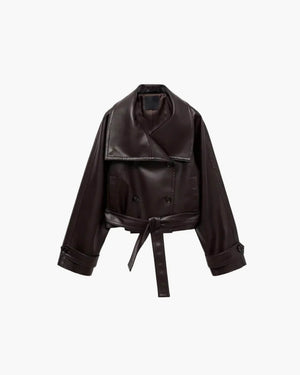 Amaya Vegan Faux Leather Jacket