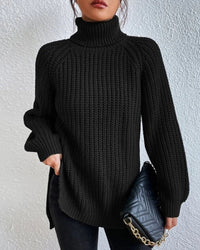 Saskia Chunky Turtleneck Knit Sweater