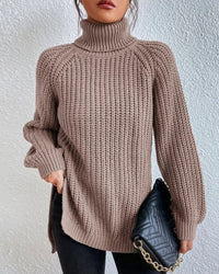 Saskia Chunky Turtleneck Knit Sweater