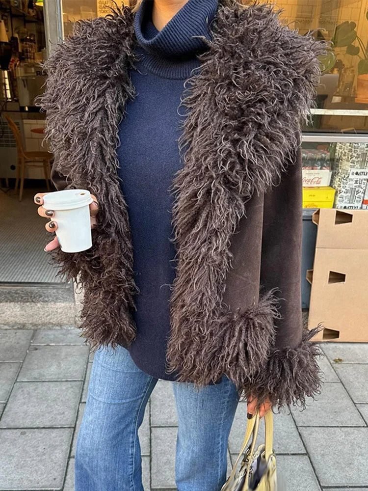 Daisy Plush Faux Fur Coat 2